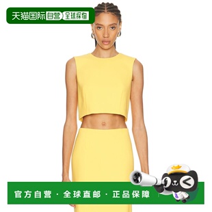 香港直邮CAROLINA 上衣 HERRERA 圆领短款 R2611N200B 女士 1h可退