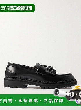 香港直邮Mr P. 男士 Jacques 流苏皮质乐福鞋 MPF00013Black