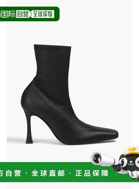 1h可退 香港直邮magda butrym 女士 sock 拉伸纹皮革靴子 AW23ANK