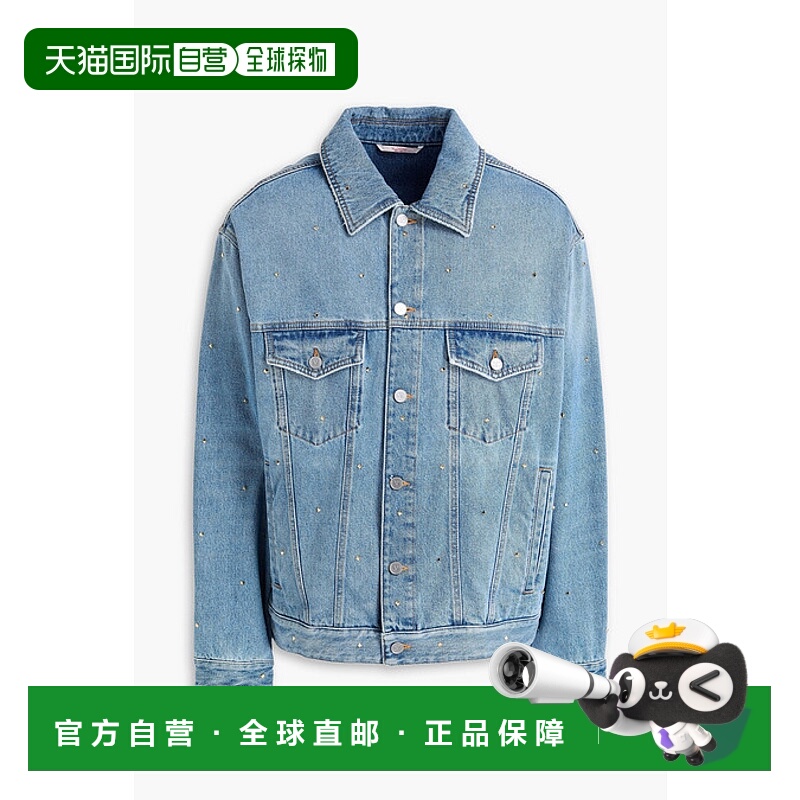 香港直邮valentino 华伦天奴 男士 铆钉牛仔布夹克 V3DC02G93Q558