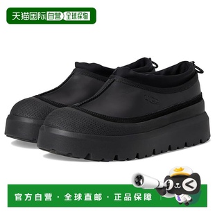 1h可退 香港直邮Ugg 男士 Tasman Weather 混搭拖鞋 black黑色 舒