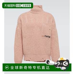 磨破初剪羊毛高领毛衣 男士 000268 玛尼 香港直邮Marni