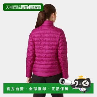 欧洲直邮Helly Hansen 女士紫红色聚酰胺釉面羽绒服2.0海丽汉森