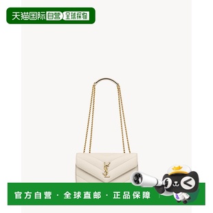 小号绗缝皮革链条包磁吸斜挎包 loulou 欧洲直邮YSL 2025新品