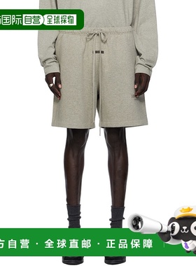香港直邮Essentials 男士 灰色 Soccer Fleece 短裤 160SP252005F