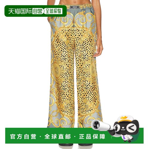 香港直邮Versace 范思哲 女士 阔腿裤子 10209721A16366休闲裤