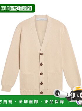 香港直邮Golden Goose Deluxe Brand V领长袖针织衫 GWP00950.P00