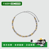 欧洲直邮LV 路易威登 男士 自营1h可退 银色 金色金属项链