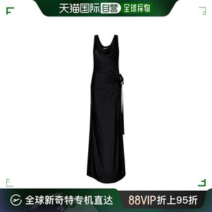 女士 垂褶缎面礼服裙 Rabanne 香港直邮Paco 24EJRO825VI0267