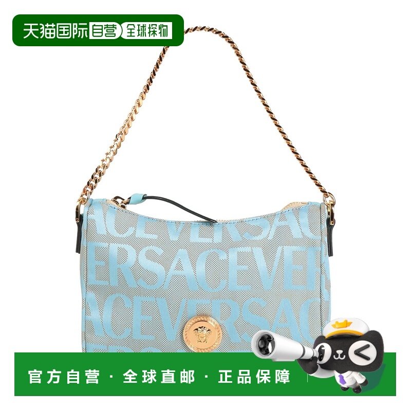 香港直邮versace 范思哲 女士 手袋 blue蓝色 舒适时尚斜挎包