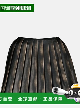 1h可退 香港直邮Diesel 迪赛 女士 短款做旧褶皱裙 A211530ALBP