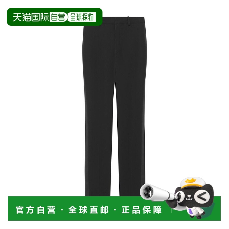 香港直邮Saint Laurent 羊毛腰带环休闲裤 751477Y7E63