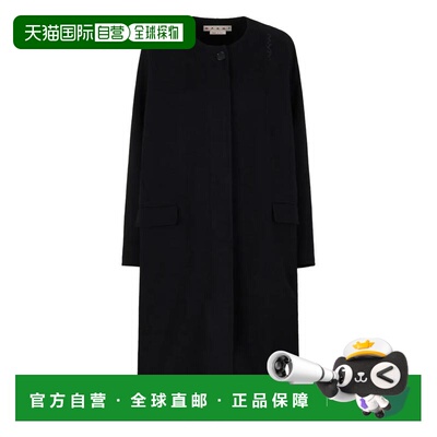1h可退 香港直邮Marni 玛尼 女士 单排扣大衣 SPMA0024KSUTWA21