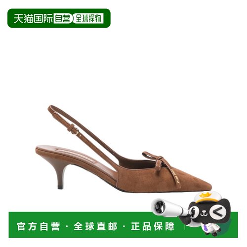 1h可退 香港直邮Miu Miu 露跟高跟凉鞋 5I474E008F055女鞋单鞋