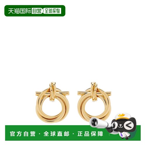 香港直邮SALVATORE FERRAGAMO 女士耳环耳饰 751618760549GOLD