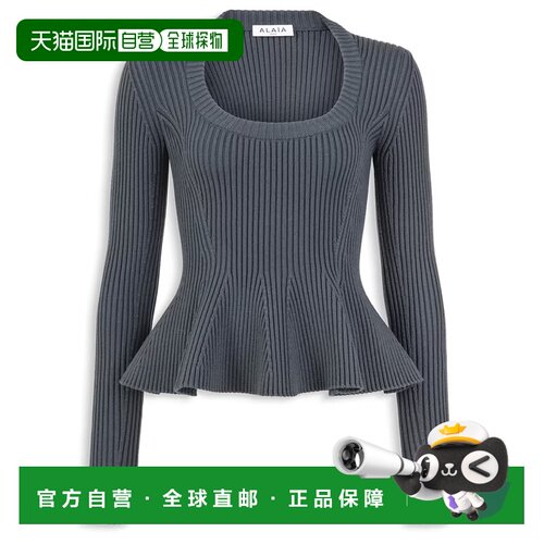 香港直邮ALAIA 女士针织衫 AA9H1589K303D822 AW2【付后1h可退】