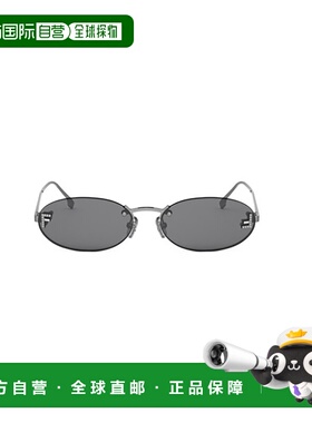 香港直邮FENDI 女士眼镜 FE4075US12A CO 灰色 Eyewear 圆框太阳
