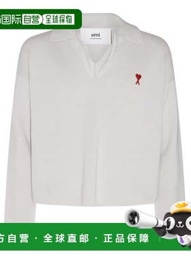 1h可退 香港直邮Ami Paris 女士 长袖Polo衫 UPL346KN0042