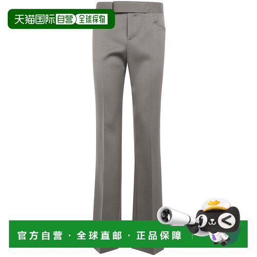 香港直邮BALMAIN 女士正装裤 PA0000000048A89 AW2026 灰色 SATIN
