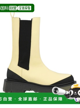 香港直邮off-white 女士 脚踝靴 yellow黄色 舒适时尚