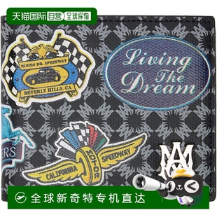 Station AMACBI1017 男士 1h可退 黑色 錢包 香港直郵AMIRI Patch