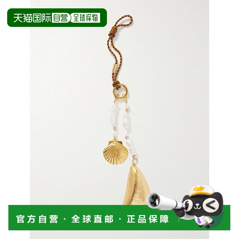 1h可退 香港直邮JENNIFER BEHR 珍妮弗 贝尔 女士 镀金珍珠绳子钥