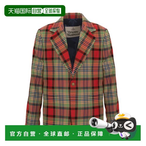香港直邮VIVIENNE WESTWOOD 男士夹克 2301000AW007JTARTAN