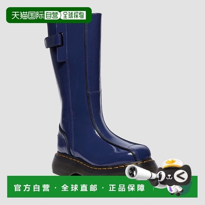 自营欧洲直邮DrMartens马丁大夫 Buzz Hi女士Distressed Patent皮