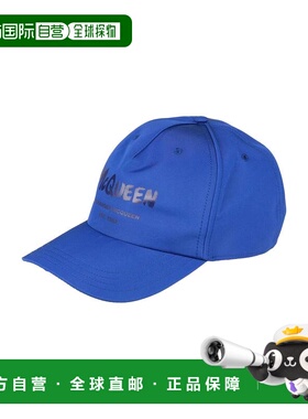 1h可退 香港直邮mcqueen 亚历山大 麦昆 男士 帽子 blue蓝色 舒适