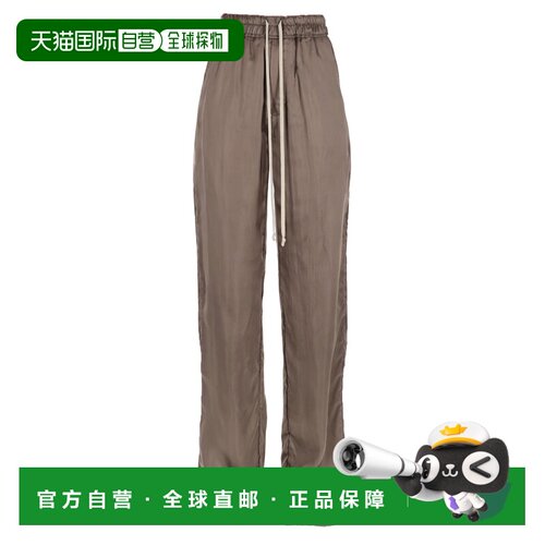 香港直邮RICK OWENS 女士休闲裤 RP01F6325N34 SS2026 灰色 Pants