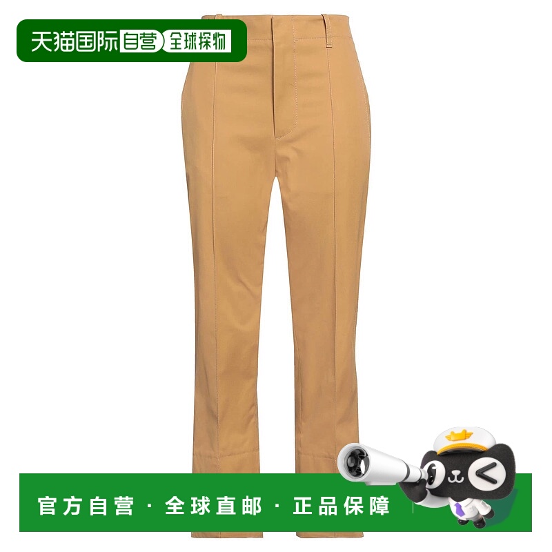 1h可退 香港直邮Bottega Veneta 葆蝶家 女士 休闲长裤 brown棕色
