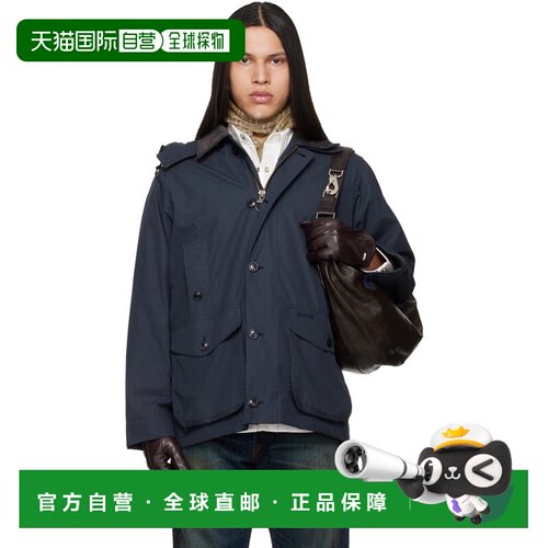 香港直邮barbour 巴伯尔 男士 海军蓝 Ventile Endurance Showerp