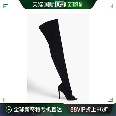 香港直邮Gianvito Rossi 吉安维托 罗西 女士 Vires 弹性针织过膝