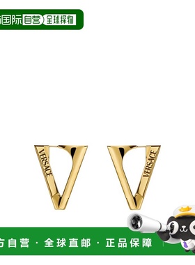 香港直邮Versace V字耳坠 10214751A00620耳饰配饰