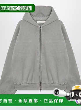 1h可退 香港直邮essentials fear of god 男士 SMOKEGREY 拉链运