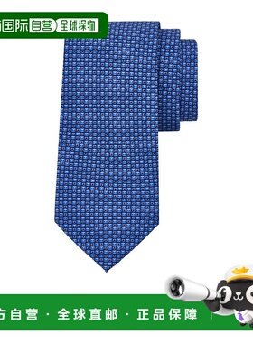 香港直邮Salvatore Ferragamo Gancini字母印花领带 351332