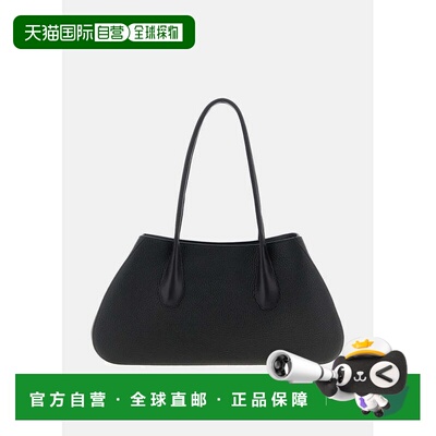 Black Alger Leather Shoulder Bag单肩包手提包