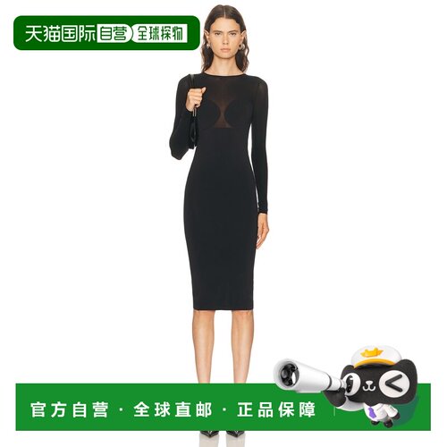 1h可退 香港直邮Wolford 女士 紧身束胸连衣裙 57200 black黑色