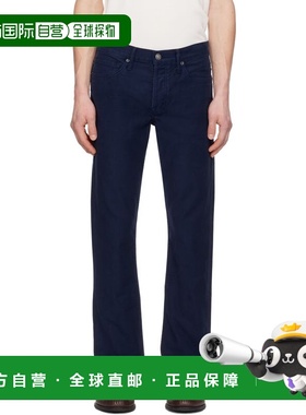 1h可退 香港直邮Tom Ford 汤姆 福特 男士 海军蓝 Moleskin Strai