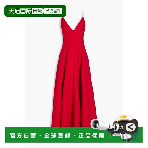 香港直邮valentino 华伦天奴 女士 披肩式真丝混纺绉纱礼服 B3VDD