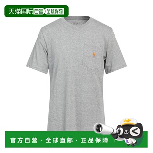 卡哈特 舒适时尚 男士 grey灰色 T恤 香港直邮Carhartt