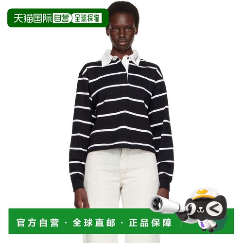 香港直邮AMIRI女士POLO衫学院风条纹 【付后1h可退】