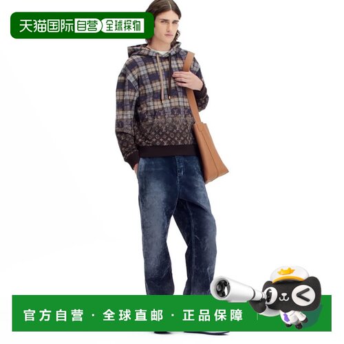 自营1h可退 欧洲直邮LV路易威登 BUTTERSOFT男士海军蓝小牛皮logo