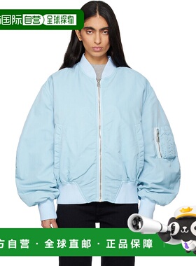 1h可退 香港直邮The Attico 女士 蓝色 Anja 飞行员夹克 260WCB00