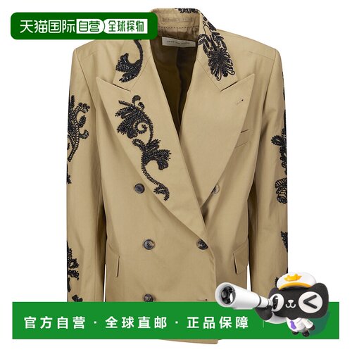 香港直邮Dries Van Noten 德赖斯 范诺顿 女士 Giacca con ricamo