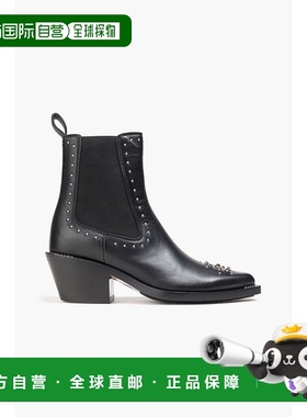 香港直邮Chloe 蔻依 女士 精饰皮质切尔西靴短靴 CHC22W705AVW