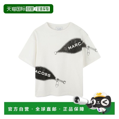 1h可退 香港直邮Marc Jacobs 马克 雅可布 男童 徽标印花T恤童装