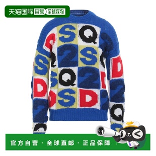 男士 二次方 毛衣 blue蓝色 1h可退 舒适时尚 香港直邮Dsquared2
