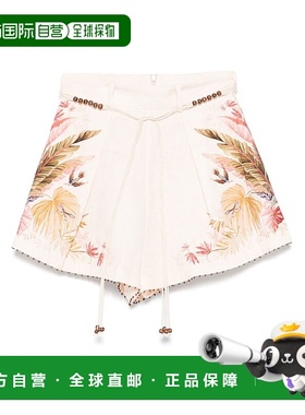 1h可退 香港直邮ZIMMERMANN 女士 浅褐色短裤 4557ASS253CRMPLMFL