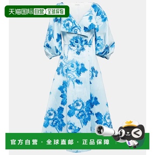 Gabby 女士 花朵塔夫绸罗缎中长连衣裙 WICKSTEAD 香港直邮EMILIA
